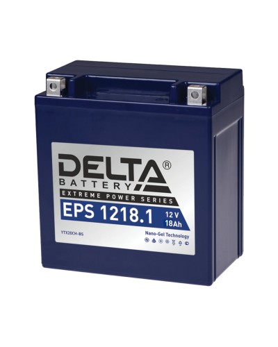 Delta EPS 1218.1. Аккумулятор герметичный свинцово-кислотный стартерный. Delta в Благовещенске