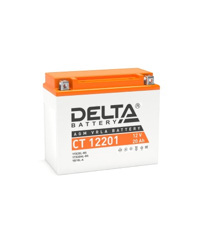 Delta CT 12201. Аккумулятор герметичный свинцово-кислотный стартерный. Delta в Благовещенске
