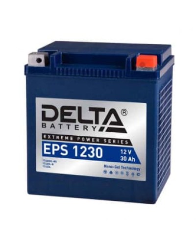 Delta EPS 1230. Аккумулятор герметичный свинцово-кислотный стартерный. Delta в Благовещенске
