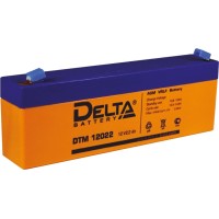 Delta DTM 12022. Аккумулятор герметичный свинцово-кислотный. Delta