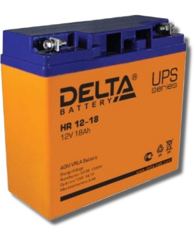 Delta HR 12-18. Аккумулятор герметичный свинцово-кислотный. Delta в Благовещенске