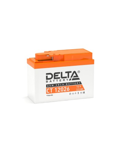 Delta CT 12026. Аккумулятор герметичный свинцово-кислотный стартерный. Delta в Благовещенске