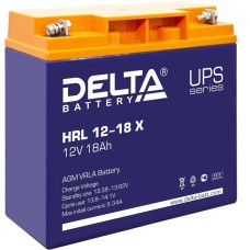 Delta HRL 12-18 X. Аккумулятор герметичный свинцово-кислотный. Delta