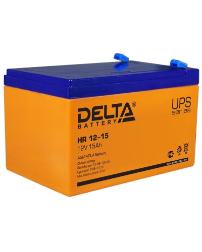 Delta HR 12-15. Аккумулятор герметичный свинцово-кислотный. Delta в Благовещенске