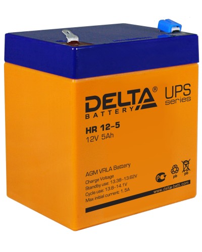 Delta HR 12-5. Аккумулятор герметичный свинцово-кислотный. Delta в Благовещенске