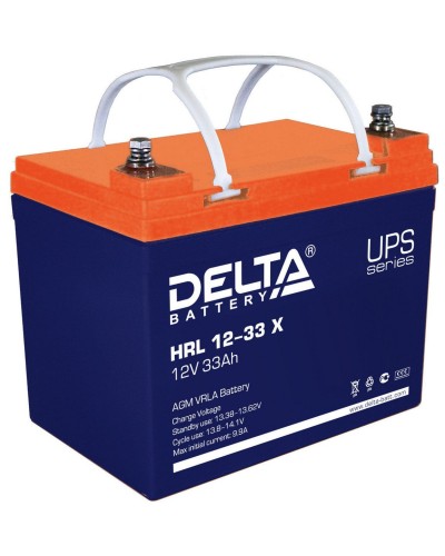 Delta HRL 12-33 X. Аккумулятор герметичный свинцово-кислотный. Delta в Благовещенске
