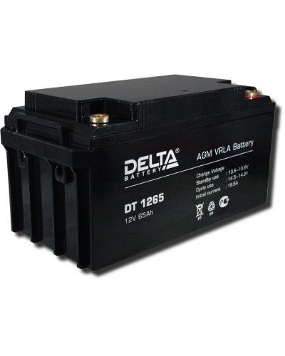 Delta DT 1265. Аккумулятор герметичный свинцово-кислотный. Delta в Благовещенске