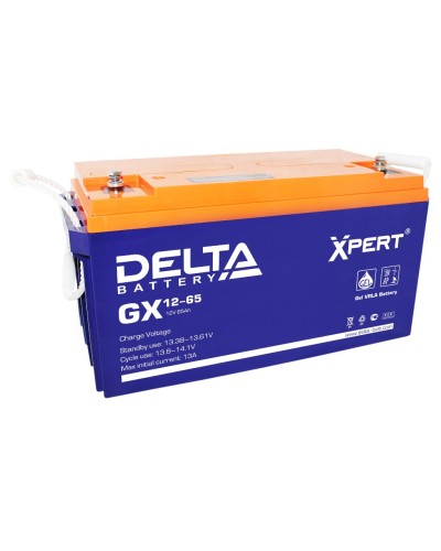Delta GX 12-65. Аккумулятор герметичный свинцово-кислотный. Delta в Благовещенске