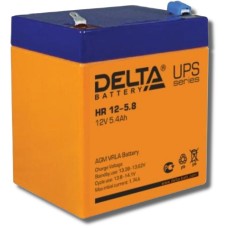 Delta HR 12-5.8. Аккумулятор герметичный свинцово-кислотный. Delta