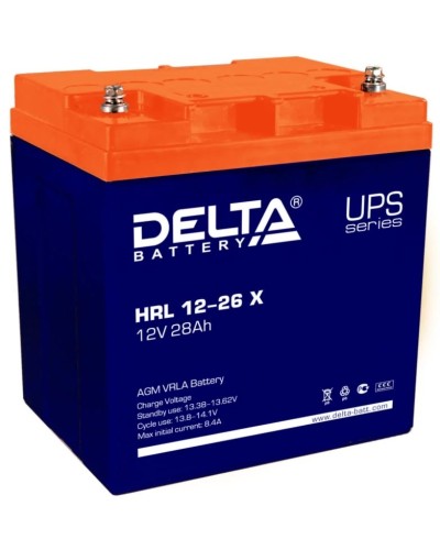 Delta HRL 12-26 X. Аккумулятор герметичный свинцово-кислотный. Delta в Благовещенске