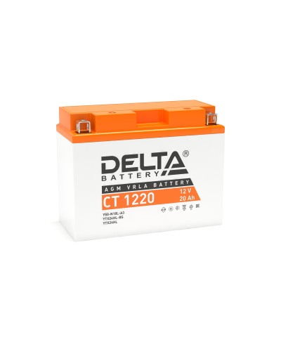 Delta CT 1220. Аккумулятор герметичный свинцово-кислотный стартерный. Delta в Благовещенске