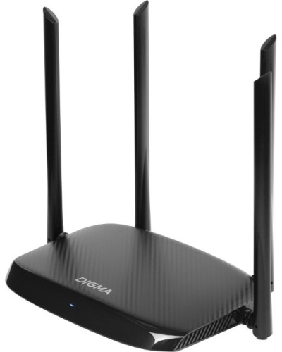 DWR-AC1202 AC1200 10/100/1000BASE-TX черный. Роутер беспроводной. Digma в Благовещенске