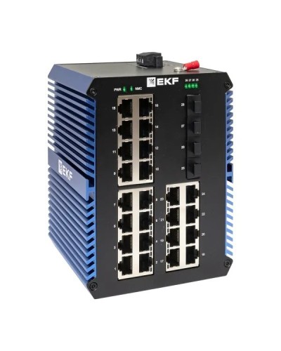 TSX-U-4GX/SFP-24GTP. Промышленный неуправляемый коммутатор. EKF в Благовещенске