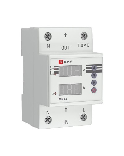 MRVA 40A PROxima (MRVA-40A). Реле напряжения и тока с дисплеем. EKF в Благовещенске