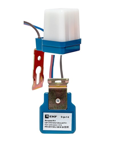 Фотореле PS-1 6А 1200Вт IP44 (fr-ps-1-6). Фотореле. EKF в Благовещенске