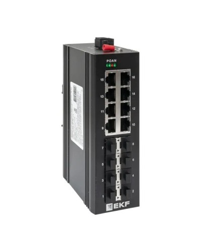 TSX-U-8GX/SFP-8GT. Промышленный неуправляемый коммутатор. EKF в Благовещенске