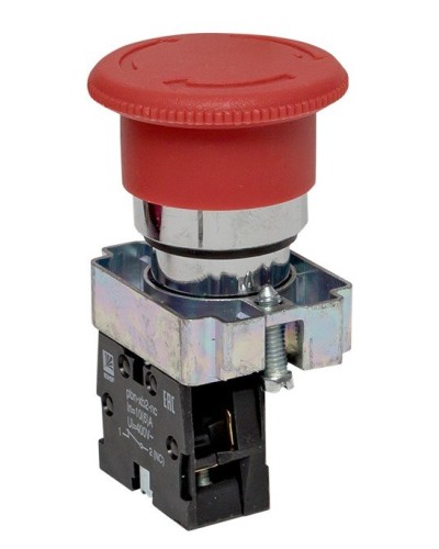 BS542 поворотная красная грибок NC (xb2-bs542). Кнопка поворотная красная грибок. EKF в Благовещенске
