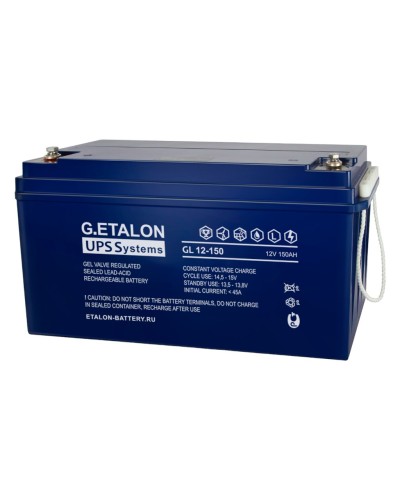 G.ETALON GL 12-150. Аккумулятор герметичный свинцово-кислотный. ETALON в Благовещенске