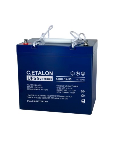 C.ETALON CHRL 12-55. Аккумулятор герметичный свинцово-кислотный. ETALON в Благовещенске