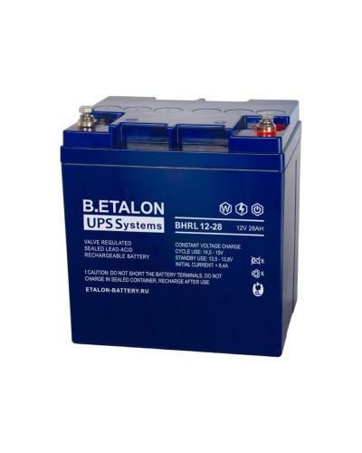 B.ETALON BHRL 12-28. Аккумулятор герметичный свинцово-кислотный. ETALON в Благовещенске