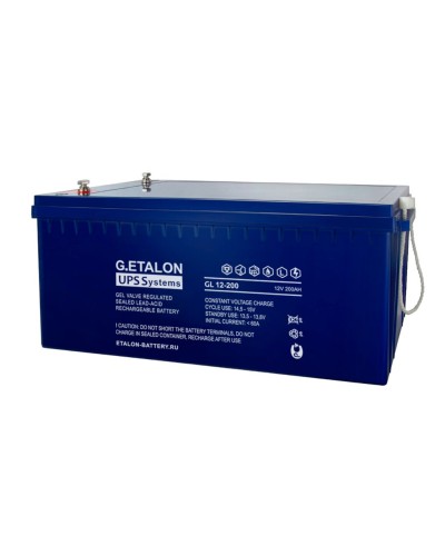 G.ETALON GL 12-200. Аккумулятор герметичный свинцово-кислотный. ETALON в Благовещенске