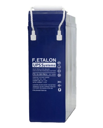 F.ETALON FTE 12-125 PRO X. Аккумулятор герметичный свинцово-кислотный. ETALON в Благовещенске