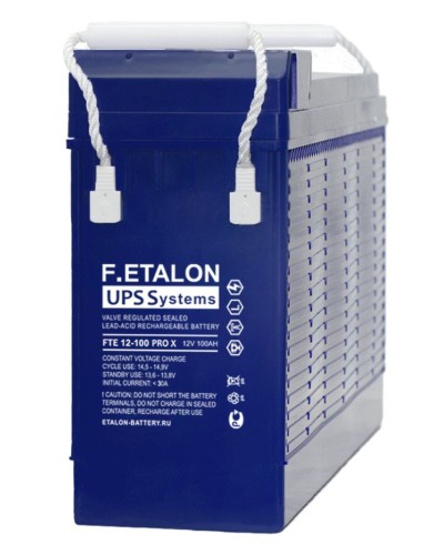 F.ETALON FTE 12-100 PRO X. Аккумулятор герметичный свинцово-кислотный. ETALON в Благовещенске