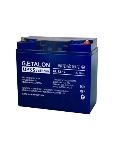 G.ETALON GL 12-17. Аккумулятор герметичный свинцово-кислотный. ETALON в Благовещенске