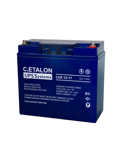 C.ETALON CHR 12-17. Аккумулятор герметичный свинцово-кислотный. ETALON в Благовещенске