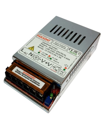 36W/12-24V/95AL. Импульсный блок питания. FARADAY в Благовещенске