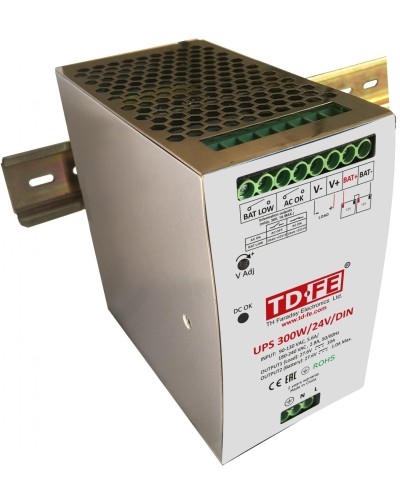 UPS 300W/24V/DIN. Источник вторичного электропитания резервированный. FARADAY в Благовещенске