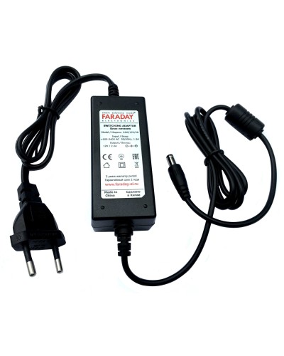 24W/12V/2A. Импульсный блок питания в пластиковом корпусе. FARADAY в Благовещенске
