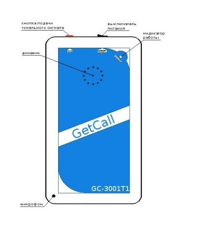 GC-3001T1. Переговорное устройство ремонтной связи. GETCALL в Благовещенске