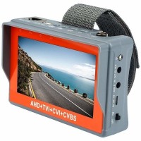 GF-AM431TSR v2. Многофункциональный тестовый видеомонитор для аналогового видеонаблюдения. Giraffe