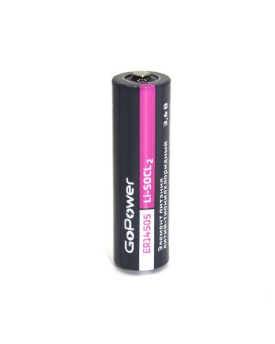 ER14505 GoPower. Литий-тионилхлоридный элемент питания. GoPower в Благовещенске