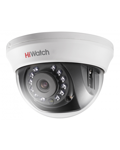 DS-T201(B) (3.6мм). Бюджетная видеокамера мультиформатная купольная. HiWatch в Благовещенске