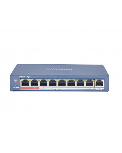DS-3E0109P-E(C). Коммутатор с питанием POE. Hikvision в Благовещенске