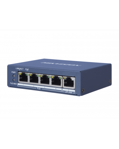 DS-3E0505P-E/M. Коммутатор с питанием POE. Hikvision в Благовещенске