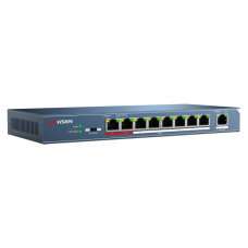 DS-3E0109P-E/M(B). Коммутатор с питанием POE. Hikvision