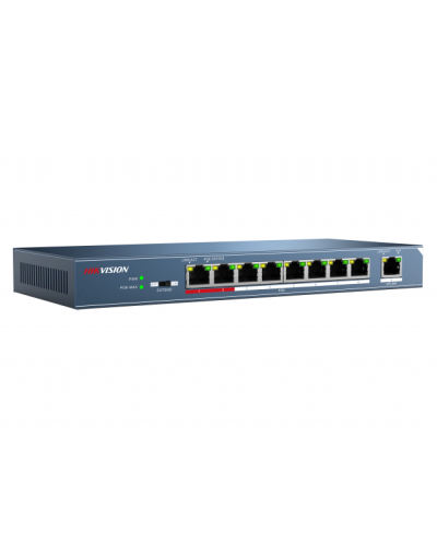 DS-3E0109P-E/M(B). Коммутатор с питанием POE. Hikvision в Благовещенске