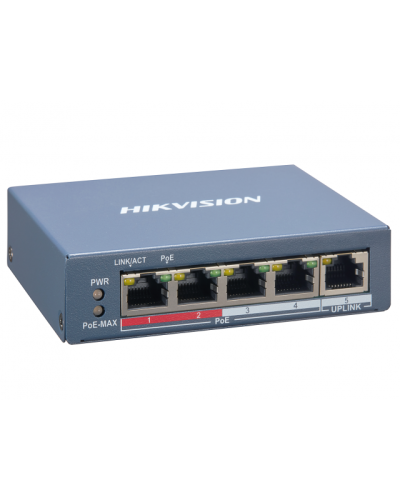 DS-3E1105P-EI. Коммутатор с POE. Hikvision в Благовещенске