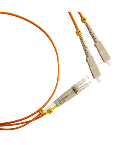FC-D2-50-LC/PR-SC/PR-H-2M-LSZH-OR. Патч-корд волоконно-оптический LC-SC. Hyperline в Благовещенске