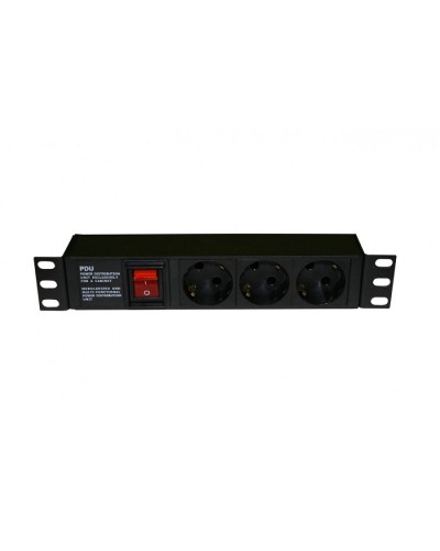 SHE10-3SH-S-IEC. Блок розеток 10. Hyperline в Благовещенске