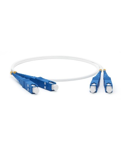 FC-D2-9A1-SC/UR-SC/UR-H-1M-LSZH-WH. Патч-корд волоконно-оптический SC-SC. Hyperline в Благовещенске