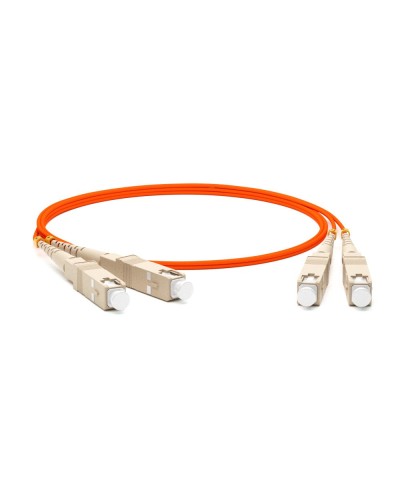 FC-D2-50-SC/PR-SC/PR-H-1M-LSZH-OR. Патч-корд волоконно-оптический SC-SC. Hyperline в Благовещенске