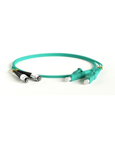 FC-D2-503-FC/PR-LC/PR-H-1M-LSZH-AQ. Патч-корд волоконно-оптический многомодовый. Hyperline в Благовещенске