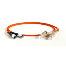 FC-D2-50-FC/PR-LC/PR-H-3M-LSZH-OR. Патч-корд волоконно-оптический многомодовый. Hyperline