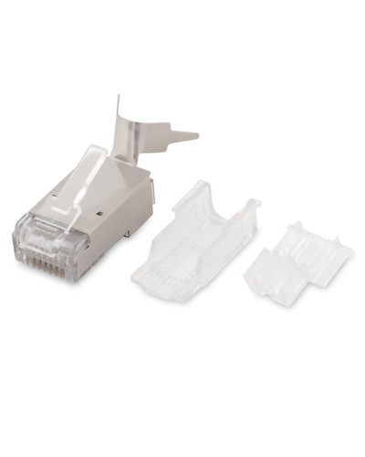PLUG-8P8C-UV-C6A-SH-50 (50 шт). Разъем RJ-45. Hyperline в Благовещенске
