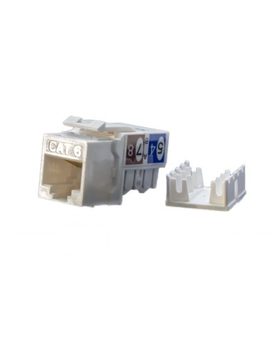 KJ9-8P8C-C6-90-WH. Вставка Keystone Jack RJ-45. Hyperline в Благовещенске