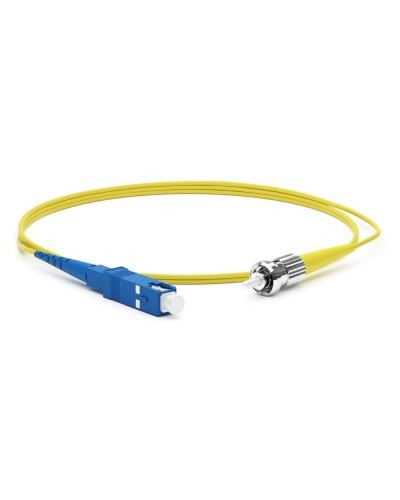 FC-S2-9-SC/UR-ST/UR-H-1M-LSZH-YL. Патч-корд волоконно-оптический одномодовый. Hyperline в Благовещенске